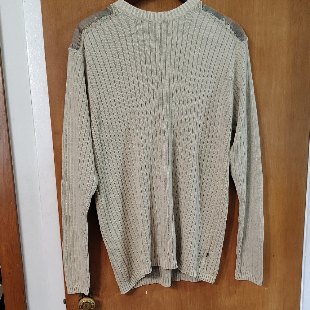 Men's Tan Crewneck Sweater